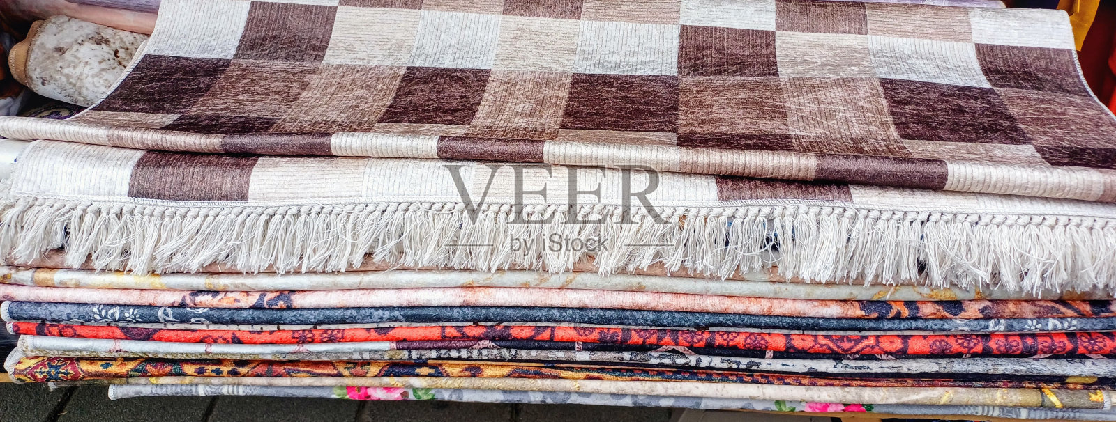 地毯，地毯店照片摄影图片