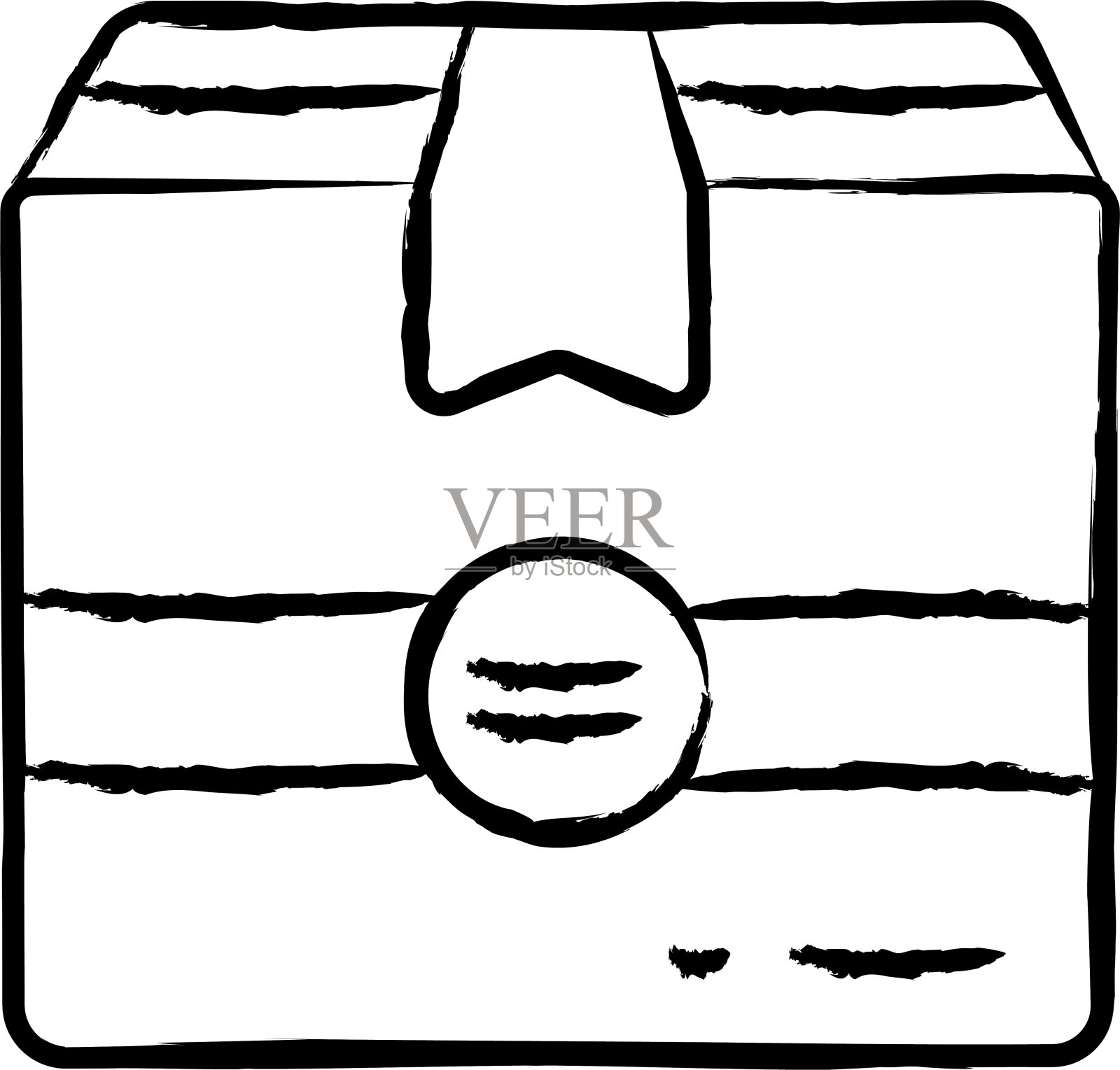 盒子手绘矢量插图插画图片素材