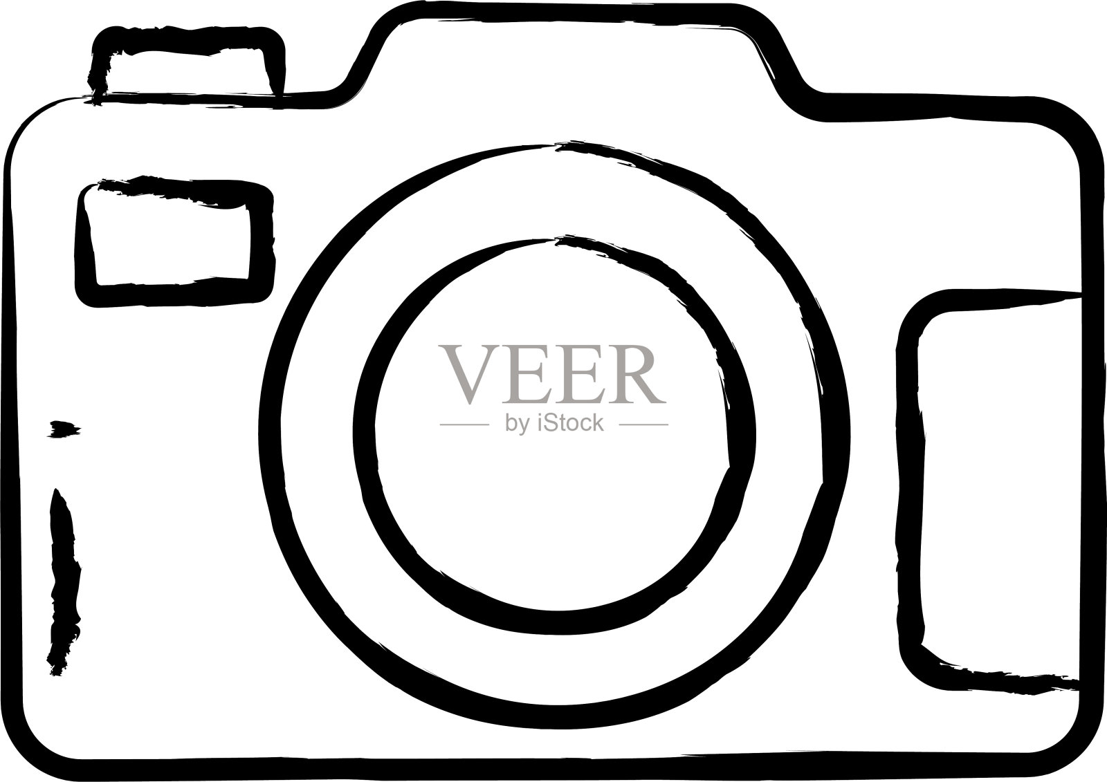 相机手绘矢量插图插画图片素材