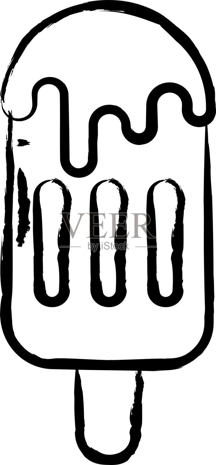 冰淇淋手绘矢量插图插画图片素材