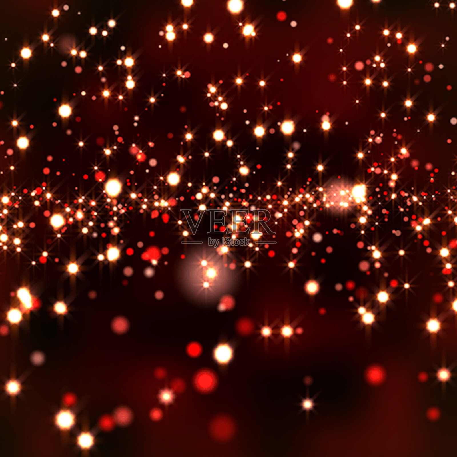 漂亮的设计和黑色背景插画图片素材