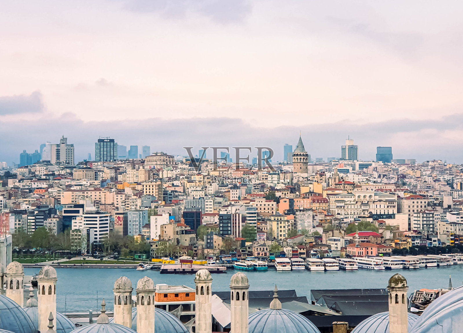 伊斯坦布尔全景照片摄影图片