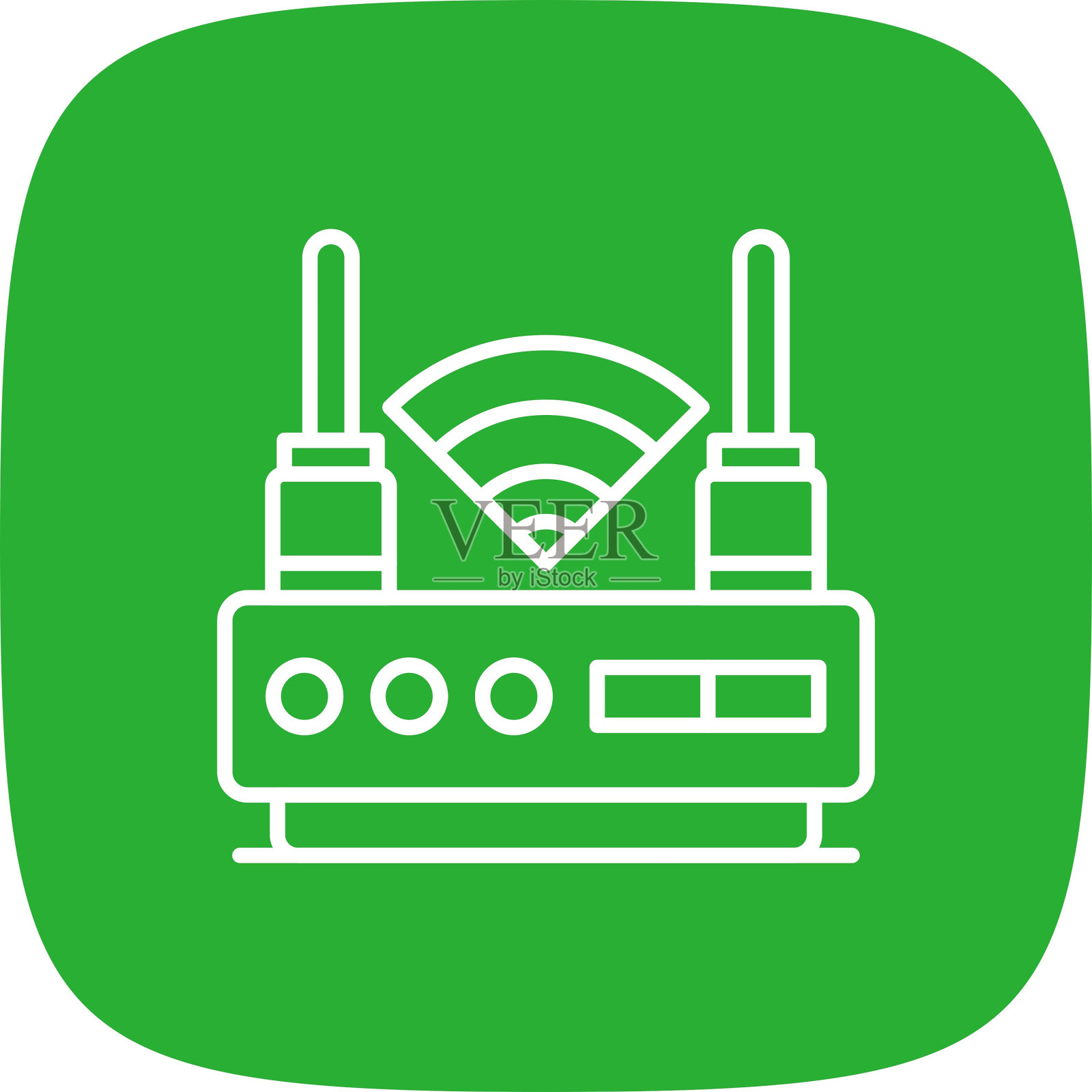 无线网络图标插画图片素材