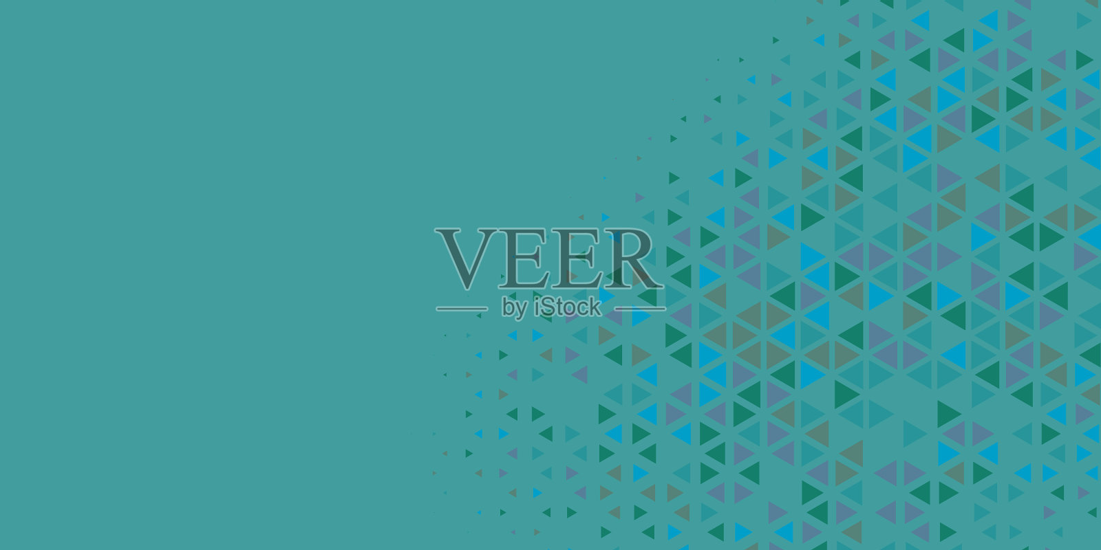 多色抽象三角形背景插画图片素材