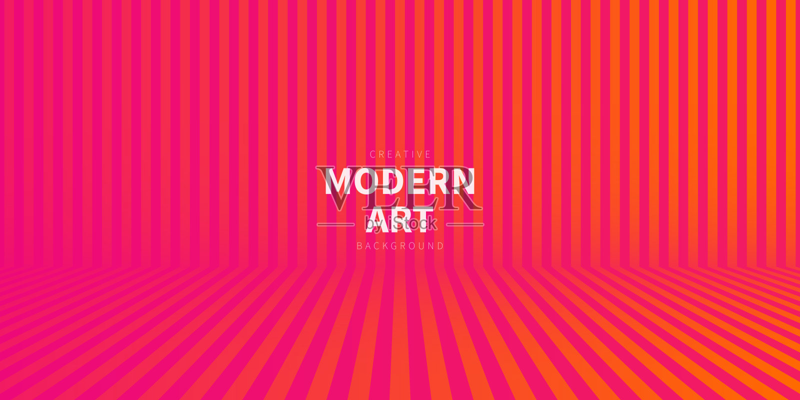 抽象条纹背景和红色梯度-新潮的3D背景插画图片素材