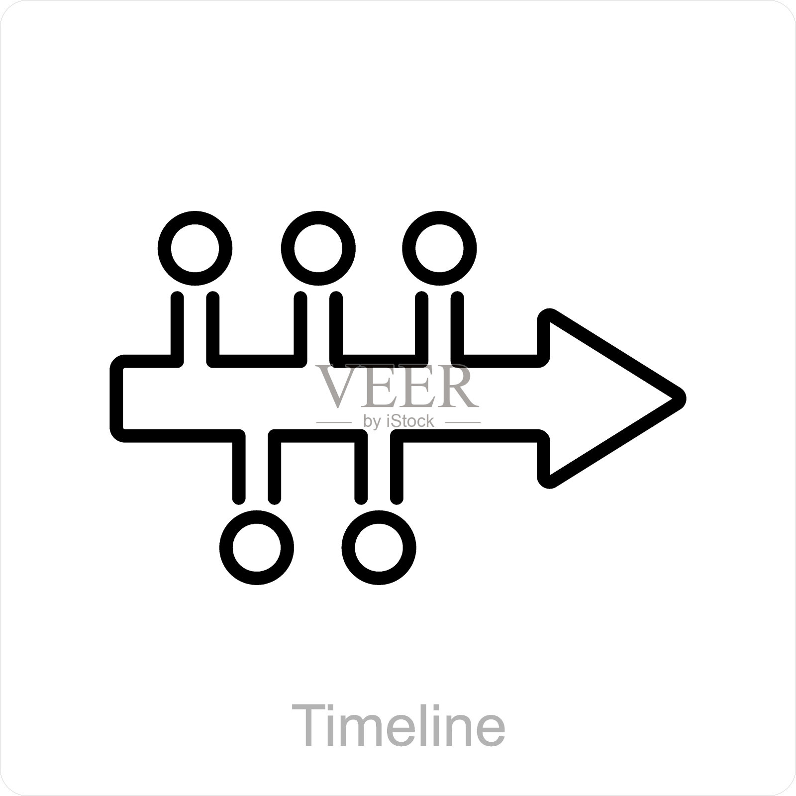 时间轴插画图片素材