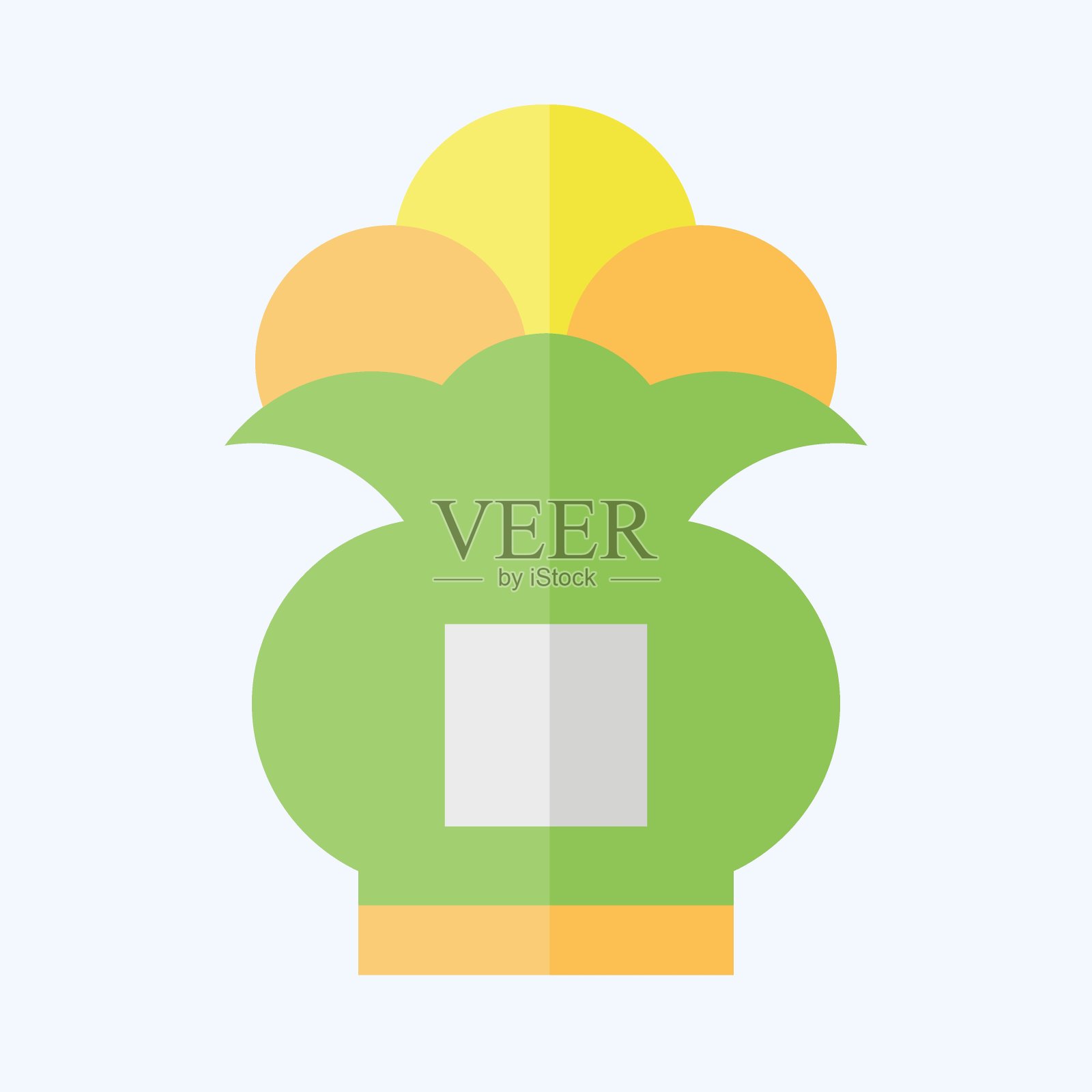 图标钱袋。与中国新年的象征有关。平的风格。简单的设计可编辑。简单的说明插画图片素材