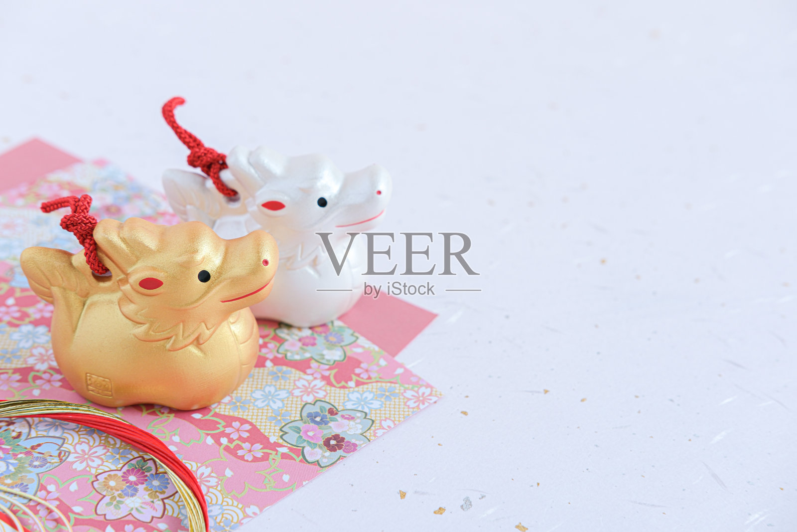 2024年龙年新年贺卡材料照片摄影图片