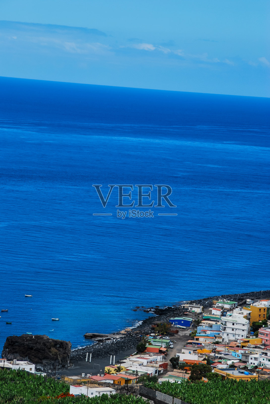 希腊圣托里尼岛的景色，数码照片图片作为背景照片摄影图片