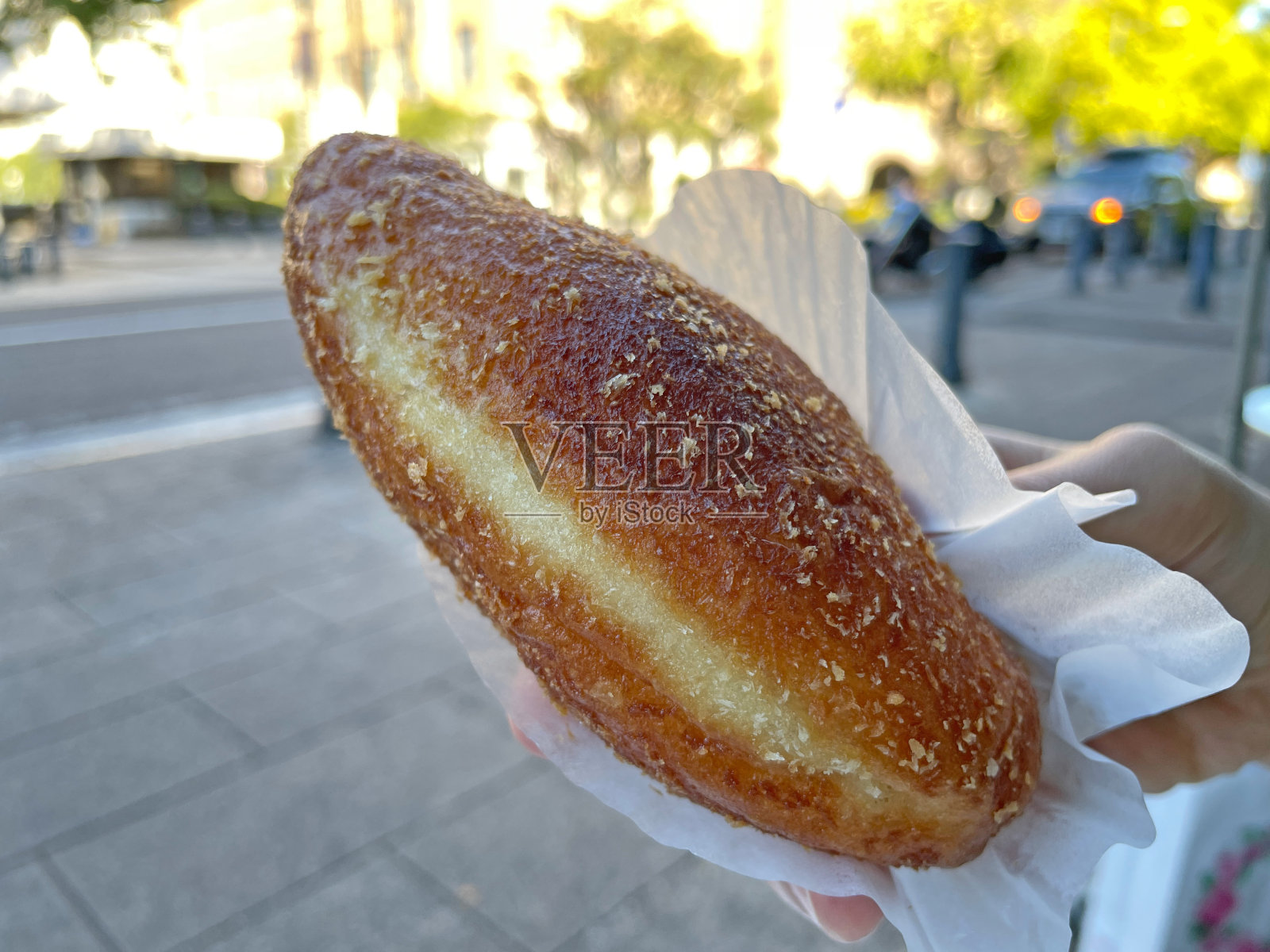 外卖脆炸咖喱面包照片摄影图片