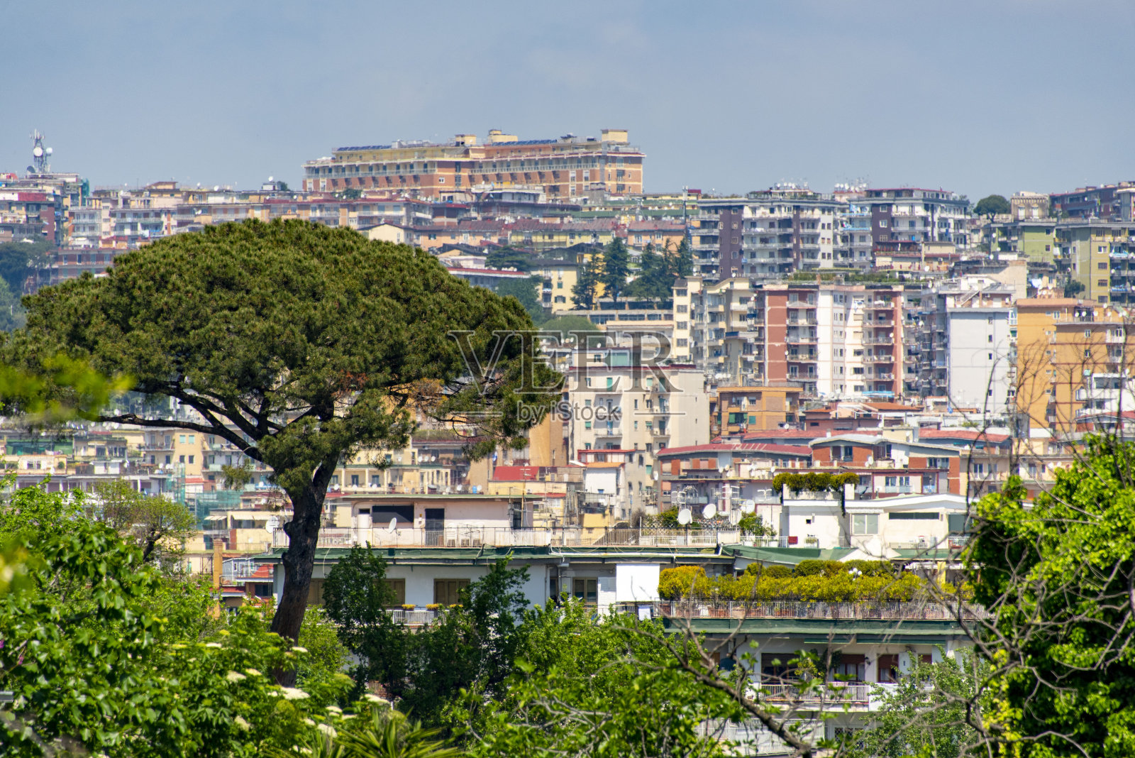 圣马蒂诺瞭望台的住宅楼照片摄影图片