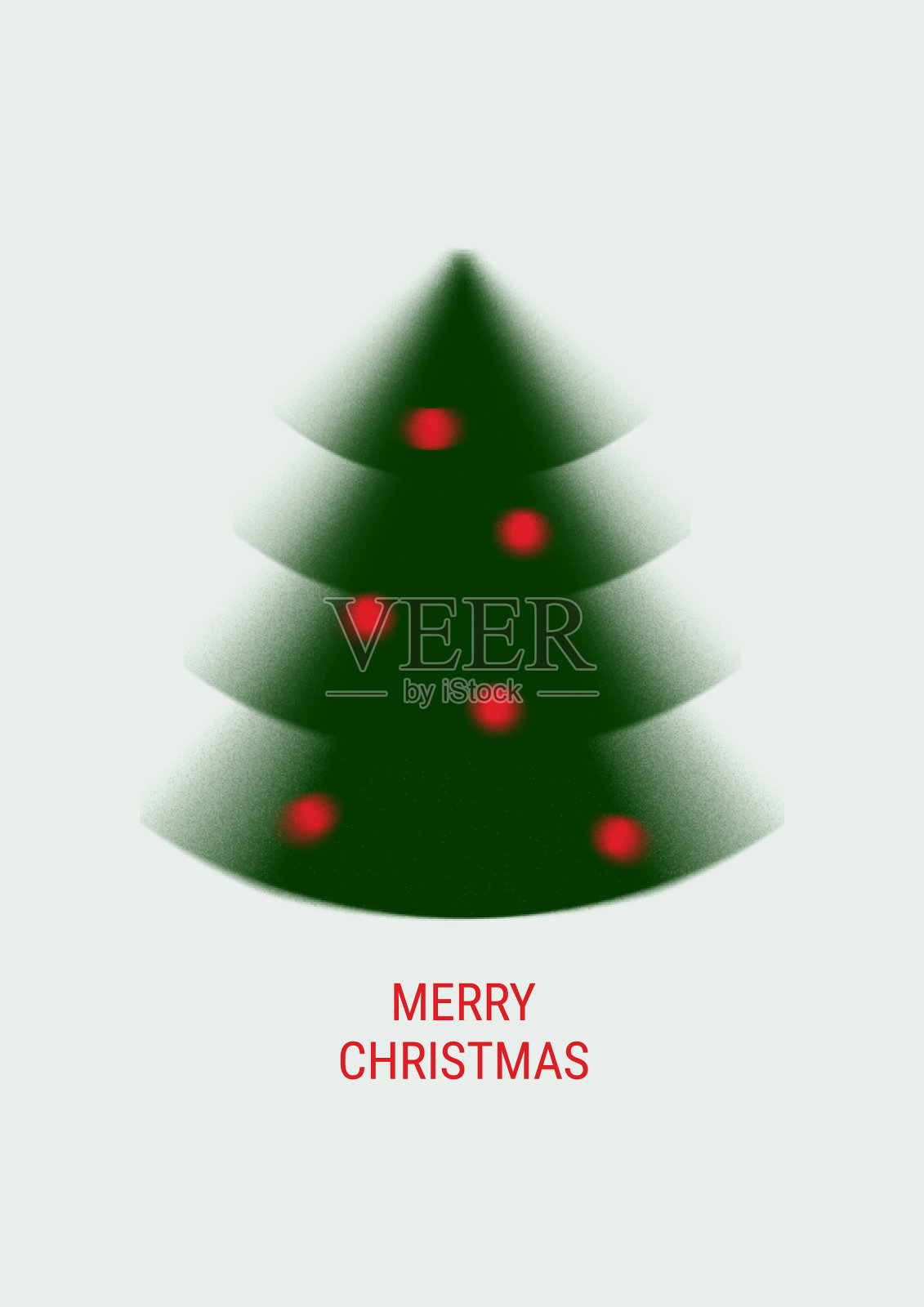 简约的圣诞贺卡插画图片素材