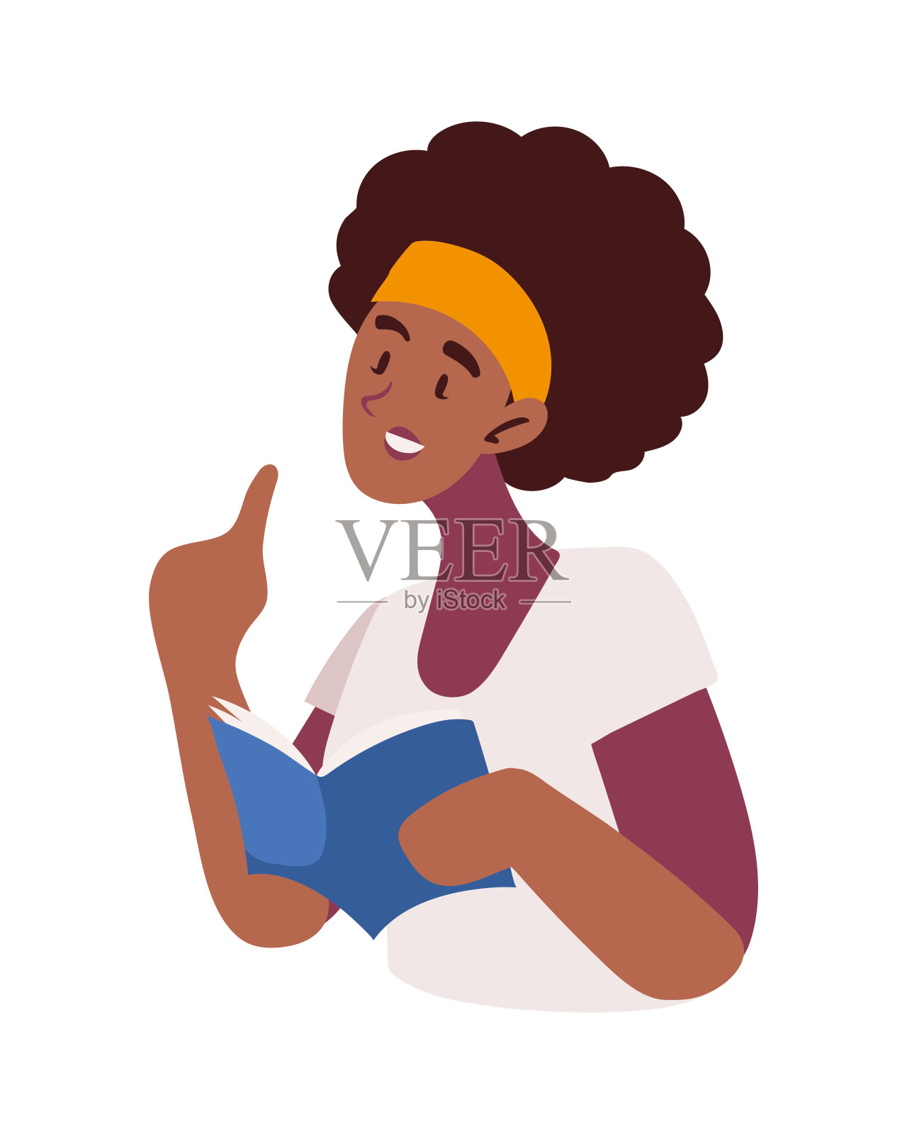 人教育，读书，读书，学习插画图片素材