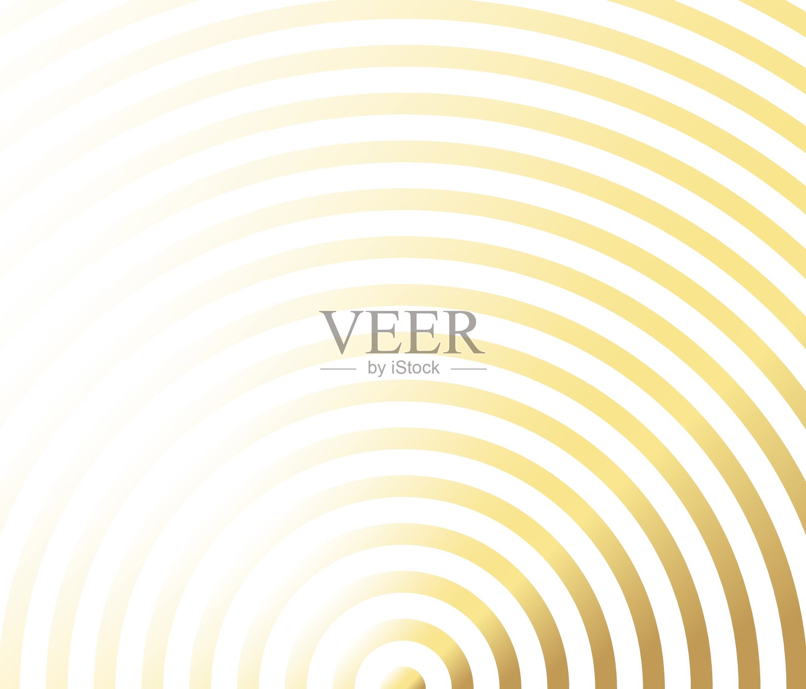 同心圆元件。金色豪华彩色戒指。抽象矢量插图的声波，金色图形，现代装饰的网站，海报，横幅，模板EPS10矢量插画图片素材