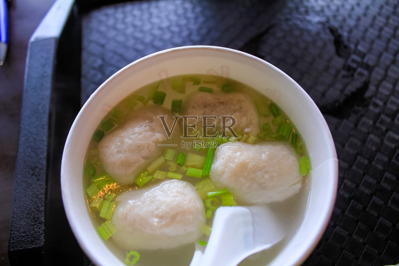 中国台湾传统肉丸汤照片摄影图片