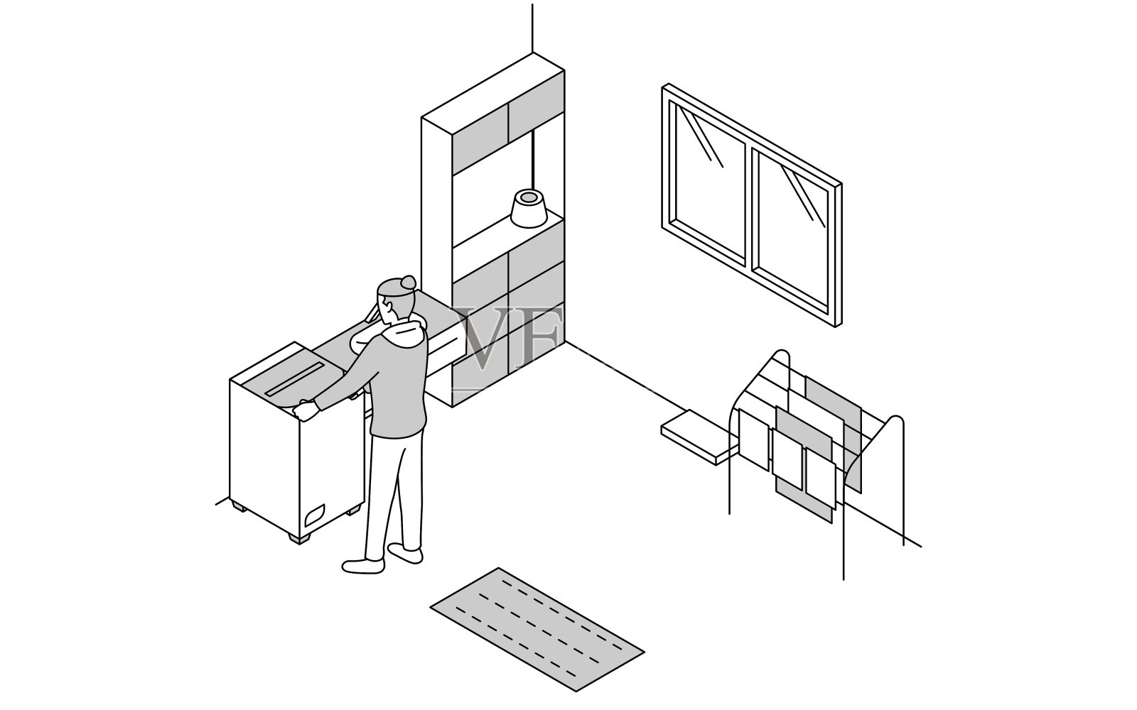 出租物业的噪音问题设计元素图片