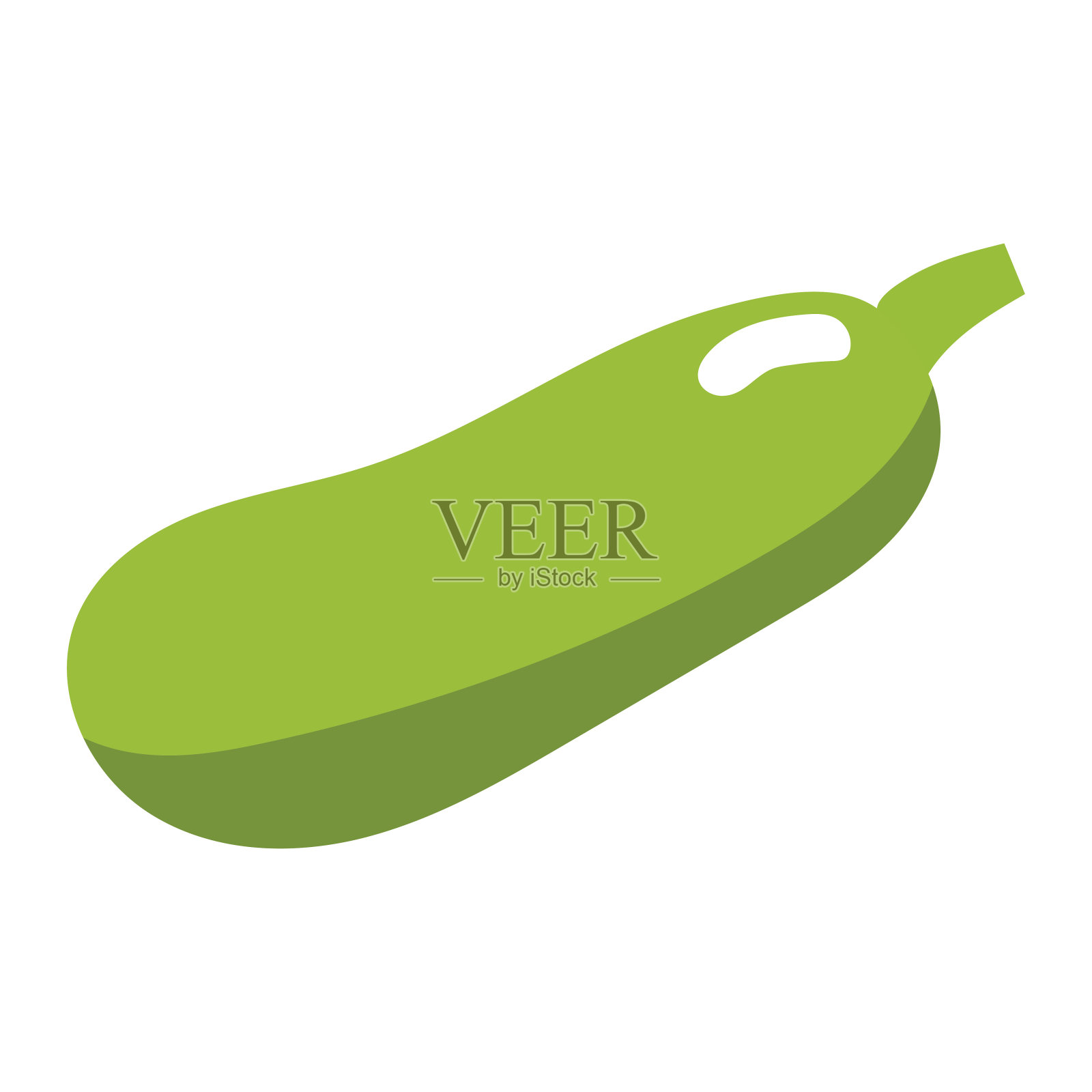 西葫芦。一套健康饮食的新鲜有机蔬菜。健身，健康生活，减肥。每股收益10。插画图片素材