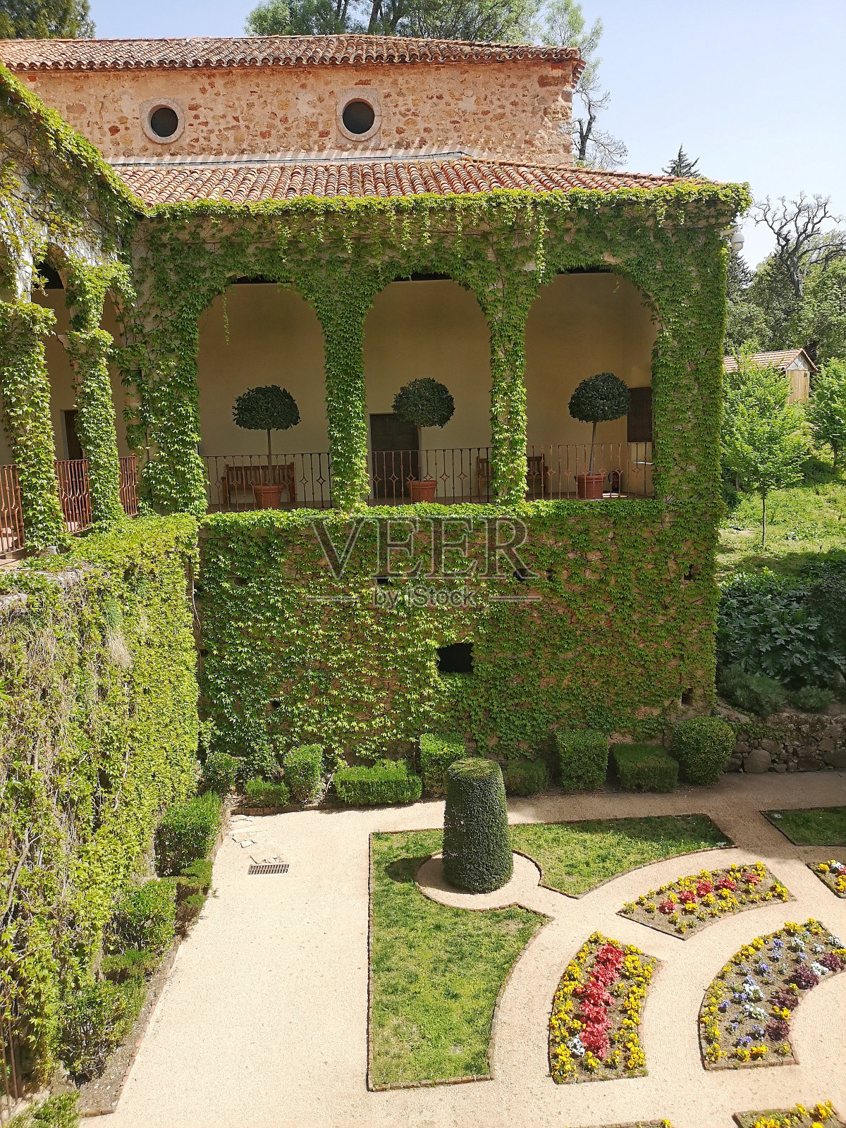 卡塞雷斯省的尤斯特皇家修道院照片摄影图片