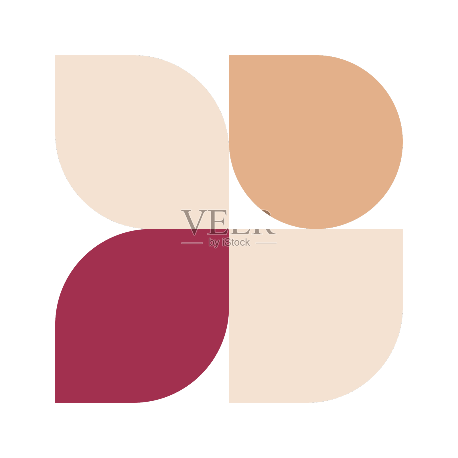 新潮的包豪斯图案海报摘要设计元素图片