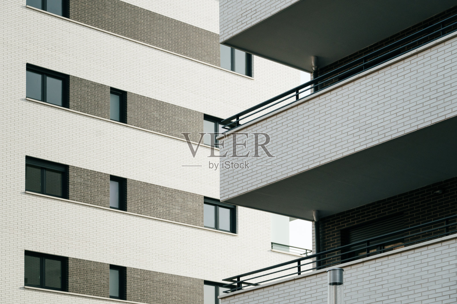 现代公寓楼外立面照片摄影图片