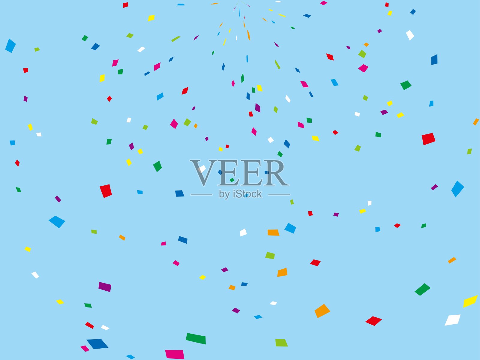 B纸屑0-3日元前10-1插画图片素材