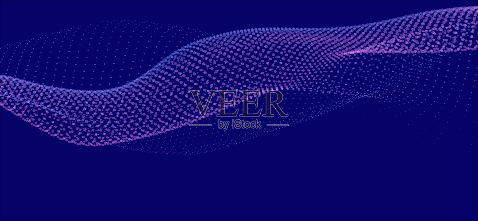 技术背景。摘要数字粒子波。未来的星点波。网络连接结构。3 d渲染。技术背景矢量。插画图片素材