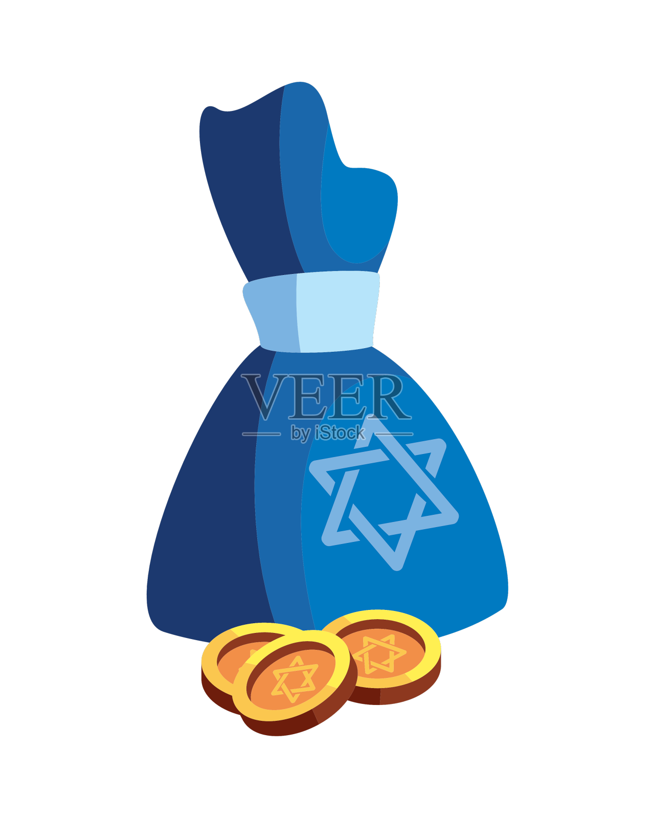 光明节包硬币设计元素图片