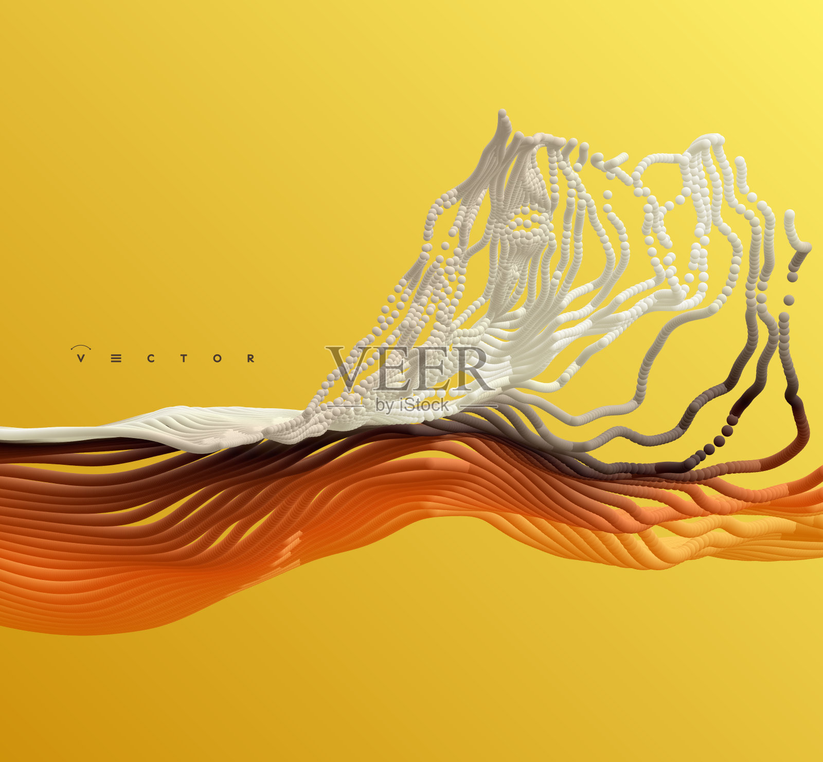 水溅模仿。抽象的背景。封面设计模板。3D插图宣传册，海报，演示文稿，传单或横幅。插画图片素材