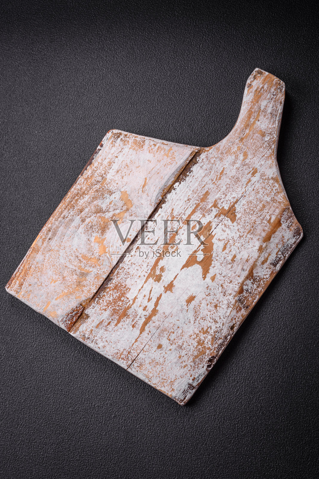 空的木制砧板，用来准备准备美味菜肴的食材照片摄影图片