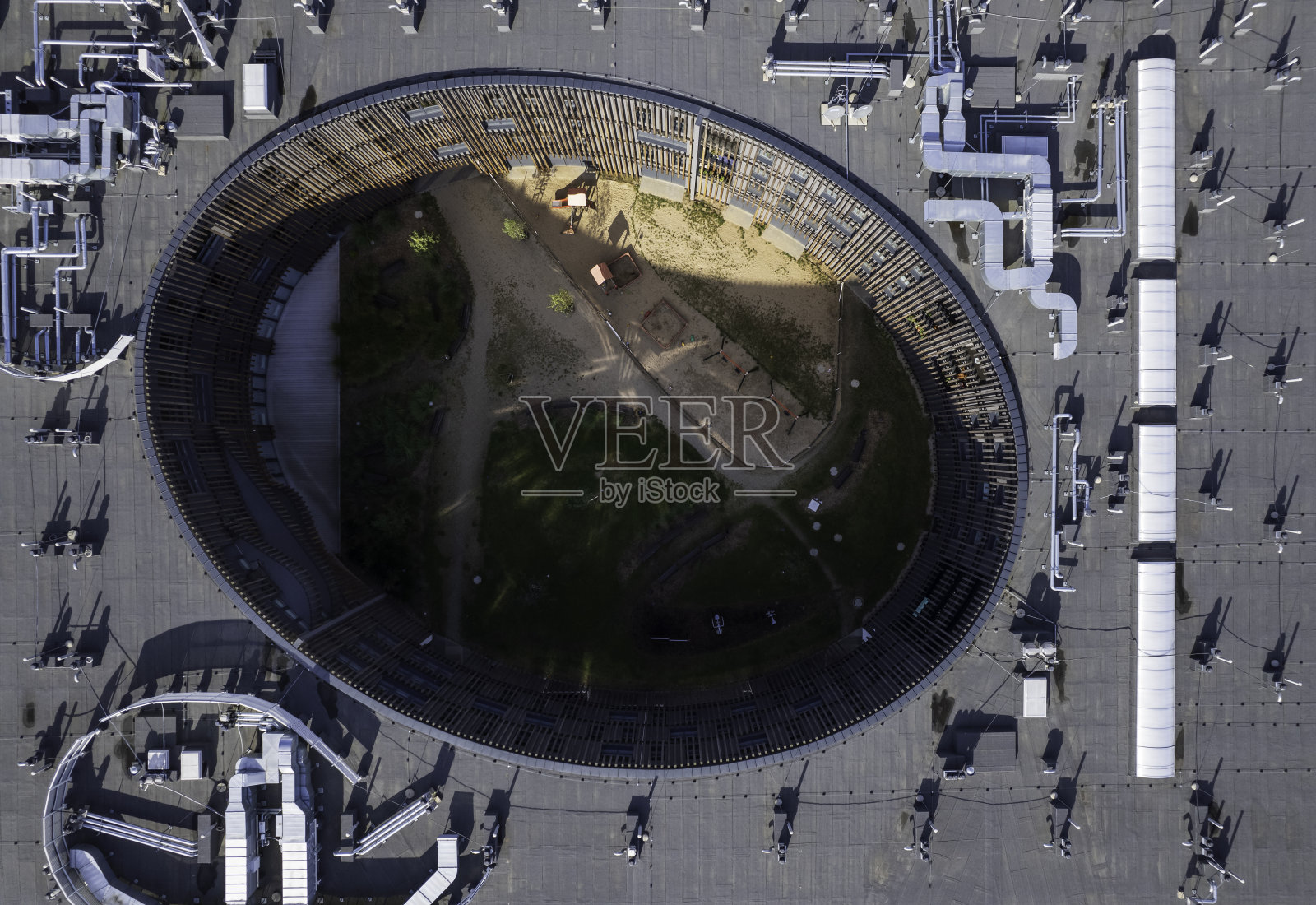 建筑文摘:现代建筑的圆形造型照片摄影图片