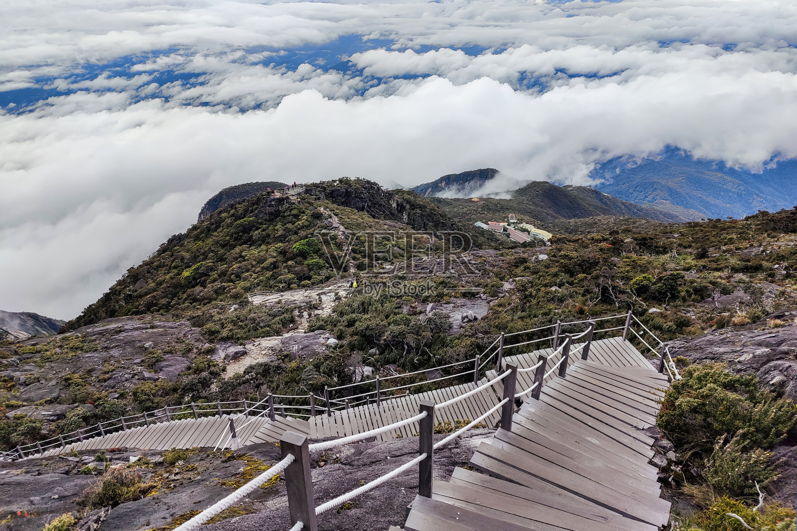 基纳巴卢山风景照片摄影图片