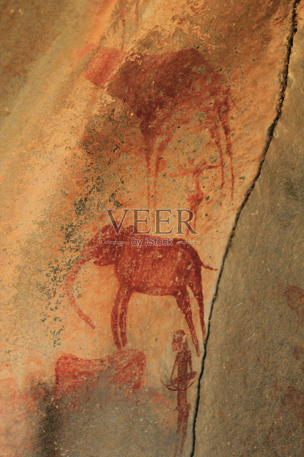 古代非洲岩画照片摄影图片