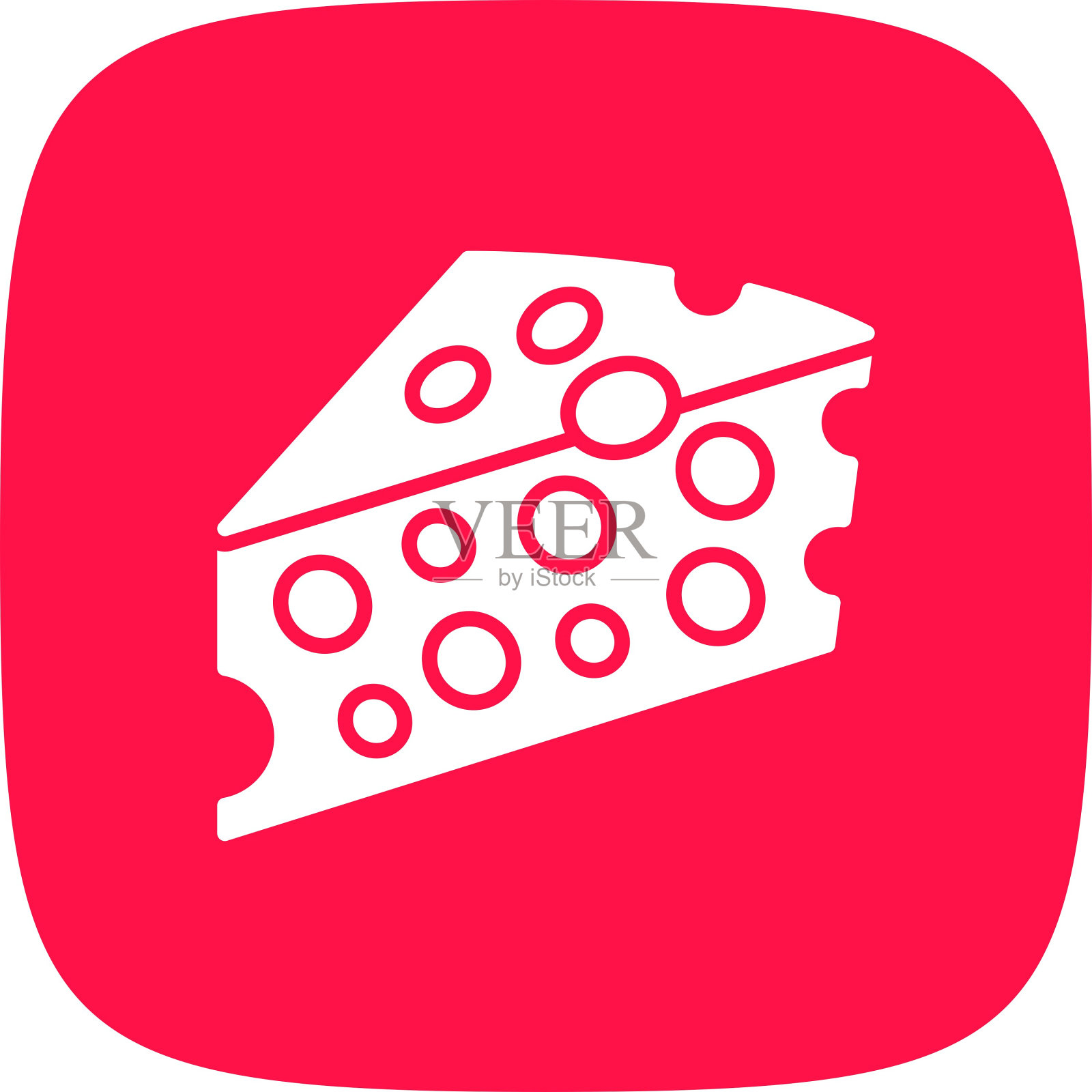 奶酪图标插画图片素材