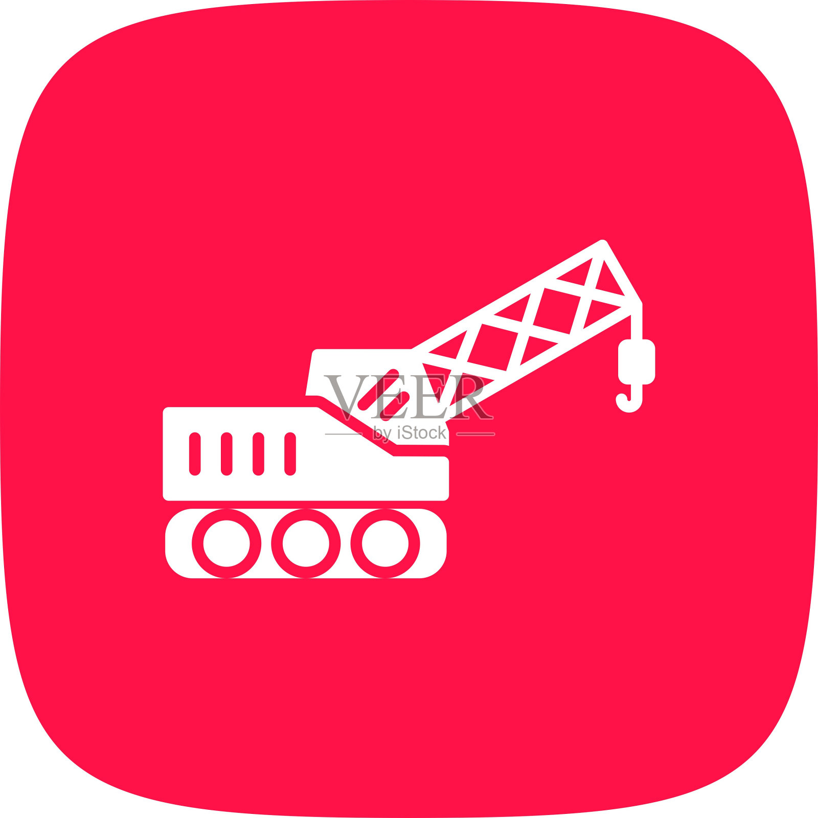 起重机的图标插画图片素材