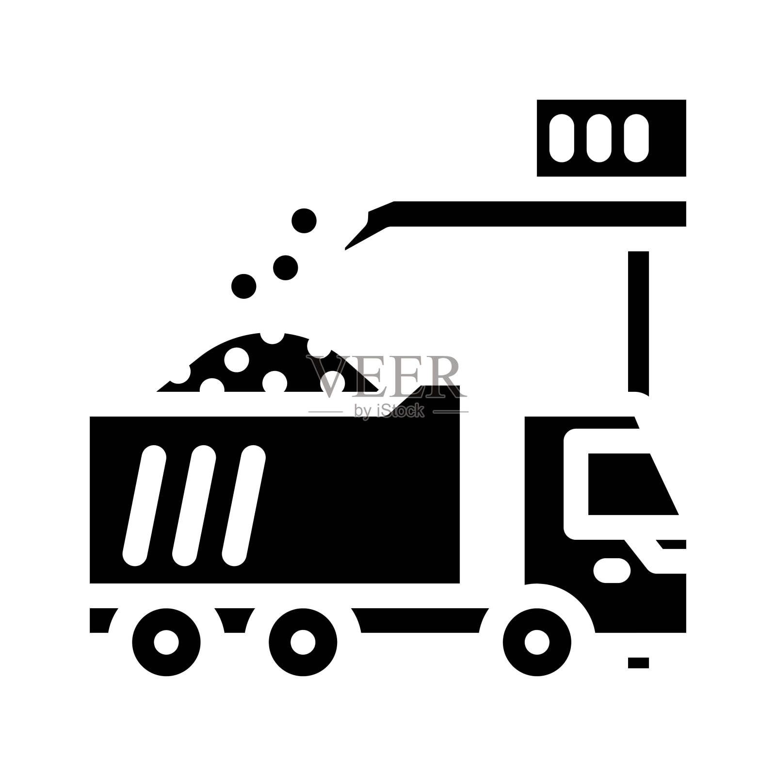 交通生物质能源符号图标矢量插图插画图片素材