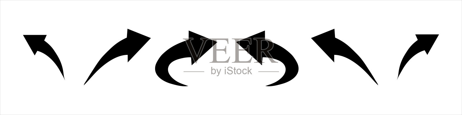 箭头图标绘制元素。箭头。箭头图标。黑色箭头。矢量图标。箭头矢量集合。插画图片素材