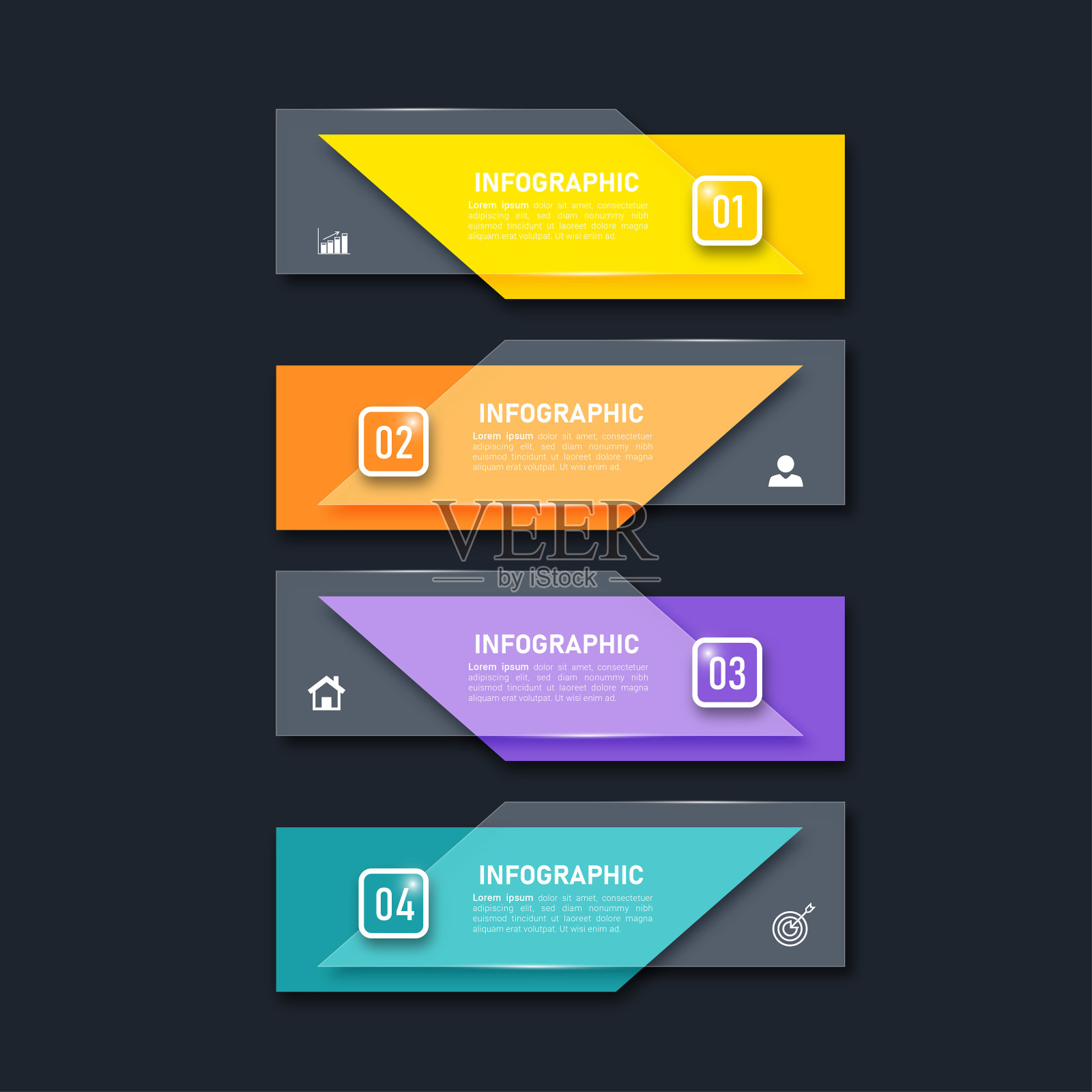 商业可视化信息图表设计插画图片素材