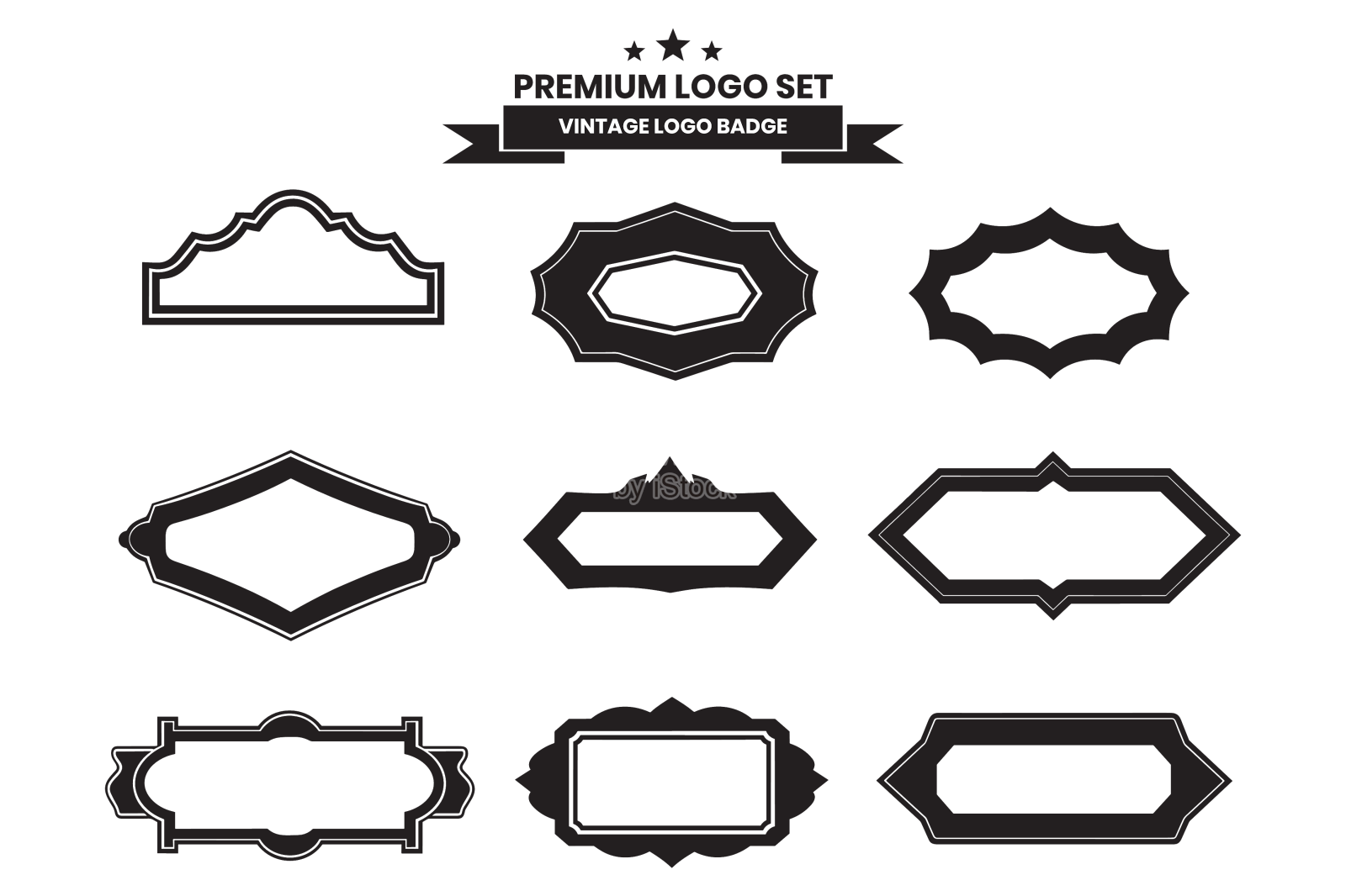 复古风格的标志和徽章设计元素图片