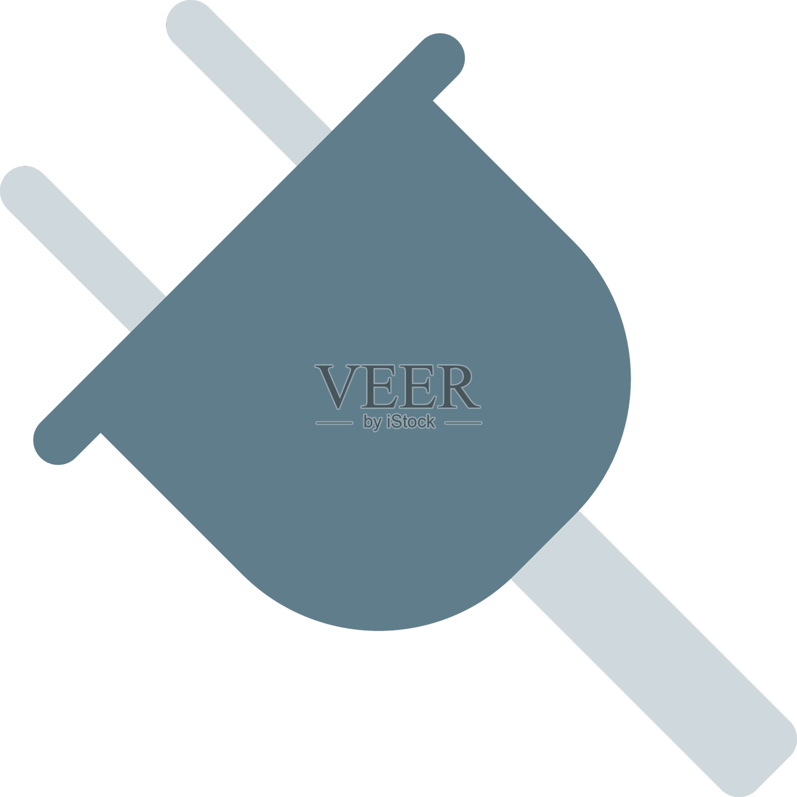 电缆:用于电力传输的连接器设计元素图片