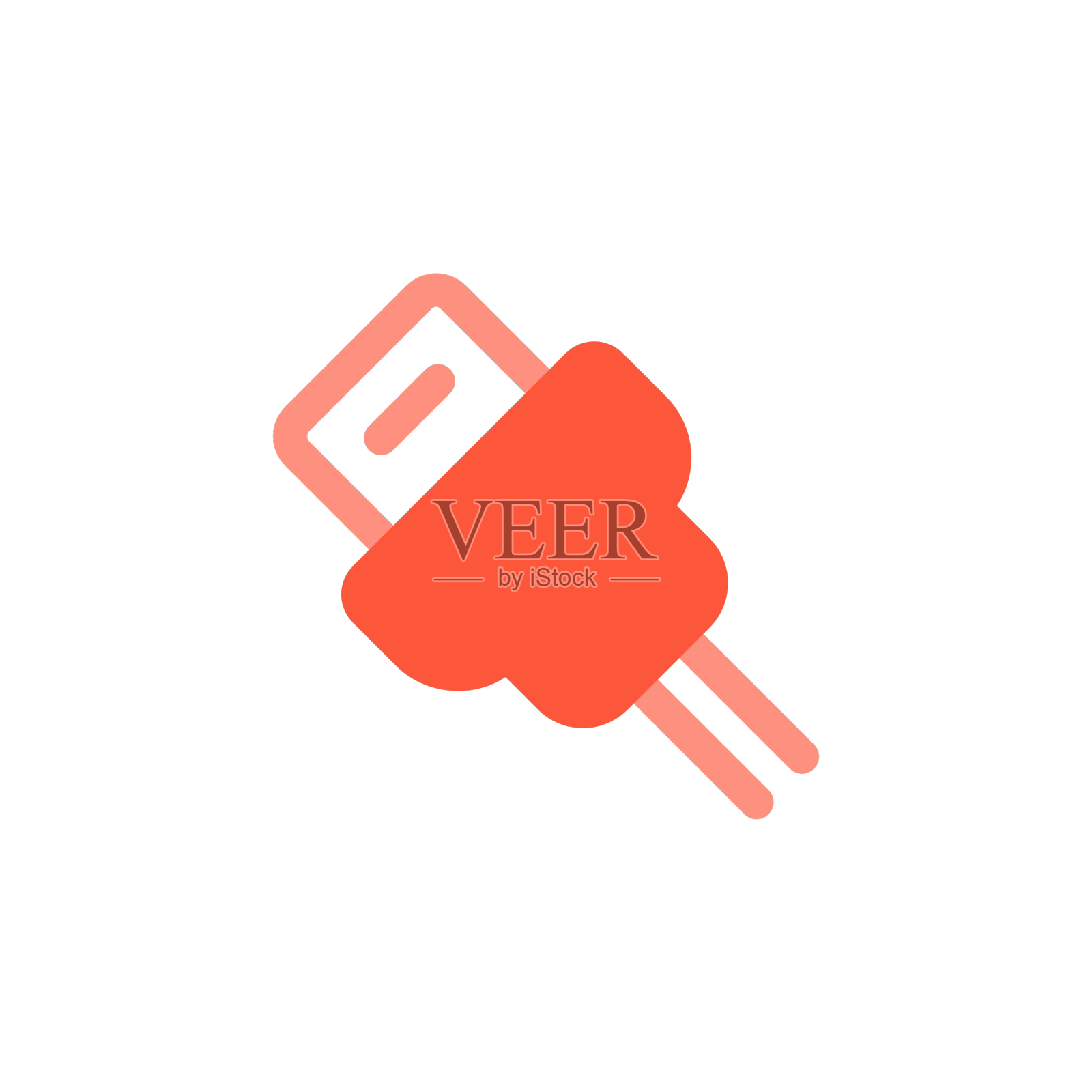 设备使用usb连接供电设计元素图片