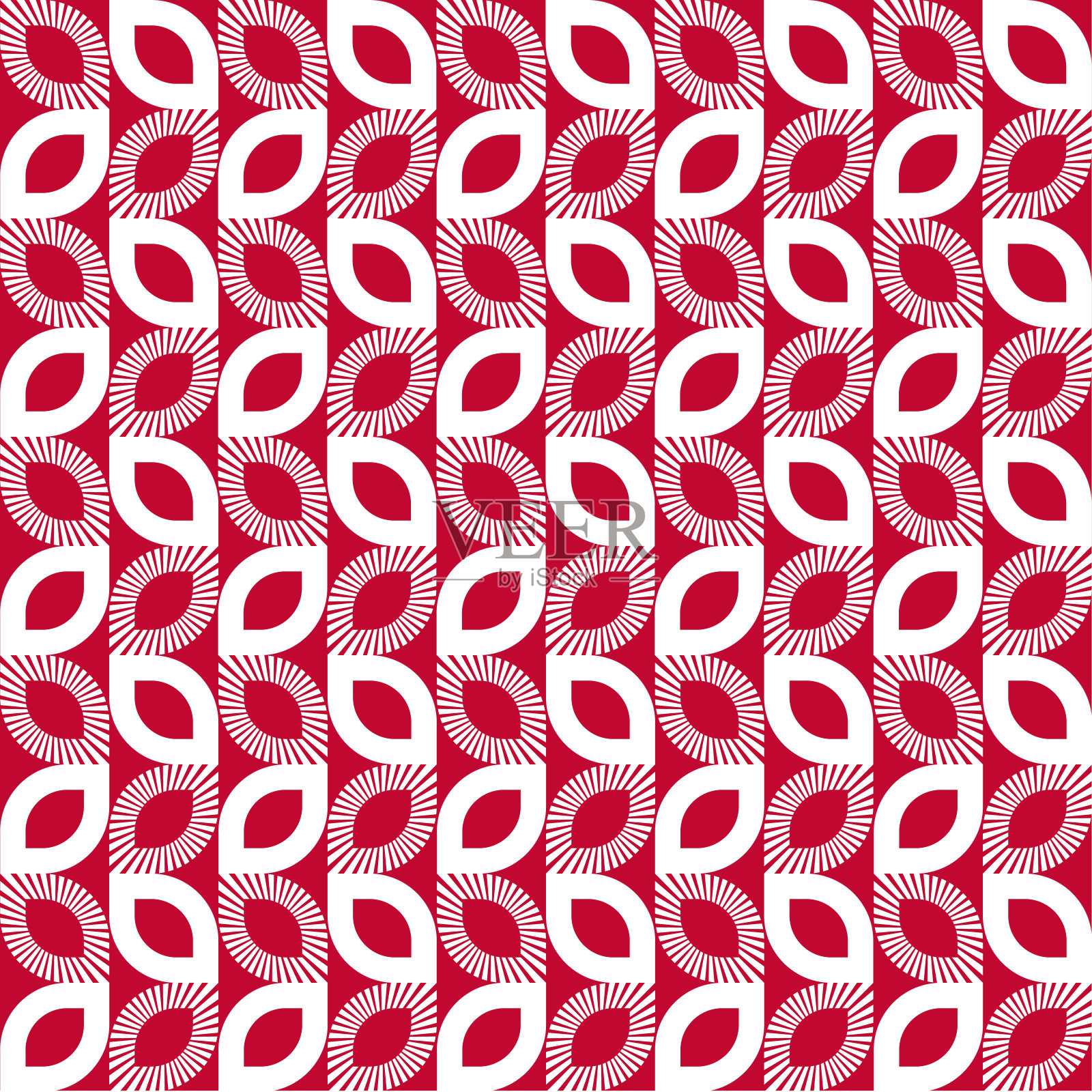 无缝圣诞包装纸图案。插画图片素材