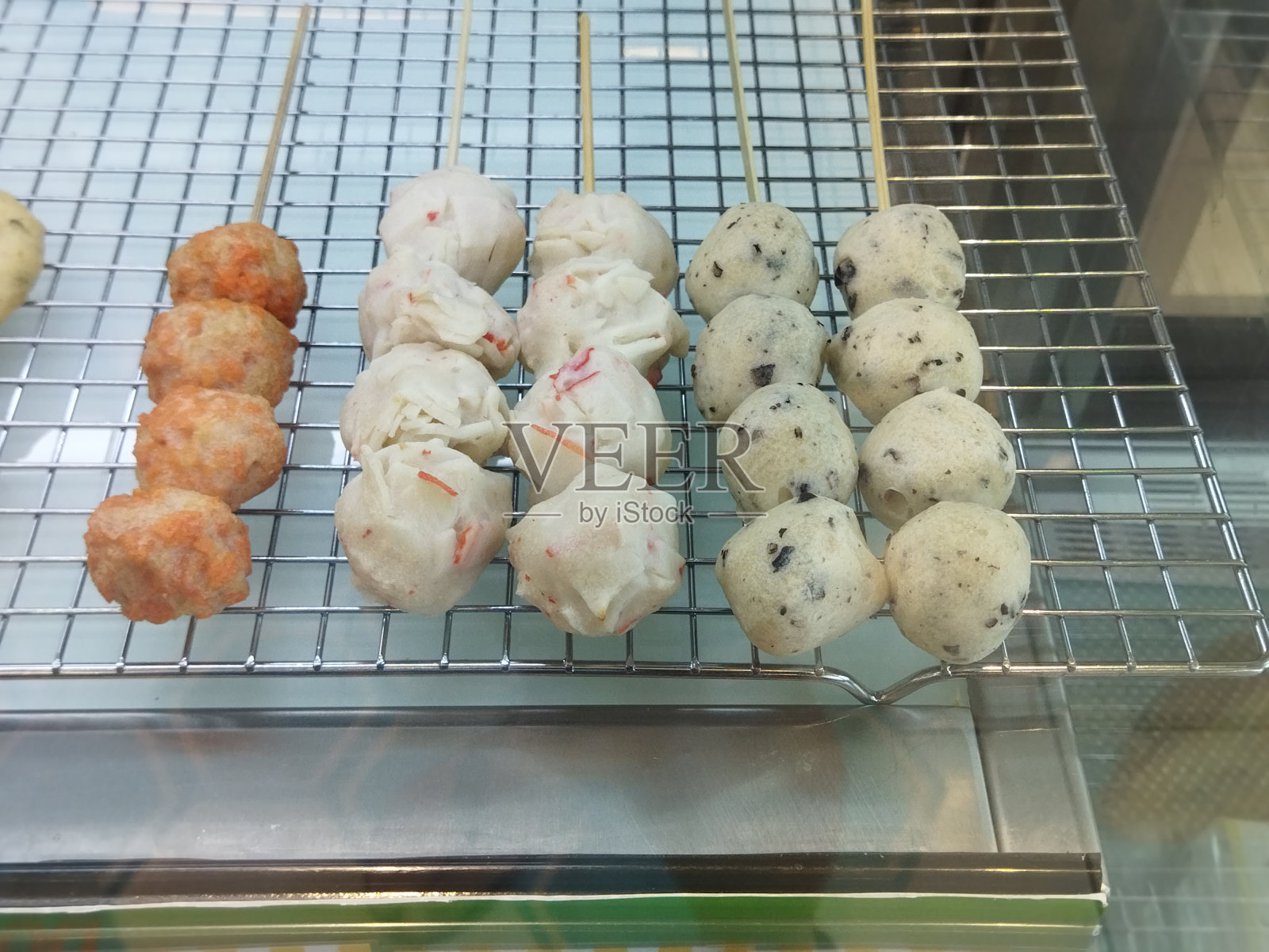 肉丸串照片摄影图片