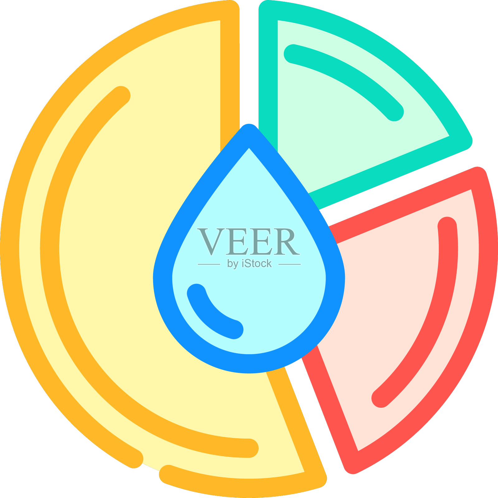 水资源管理水文地质学色彩设计元素图片