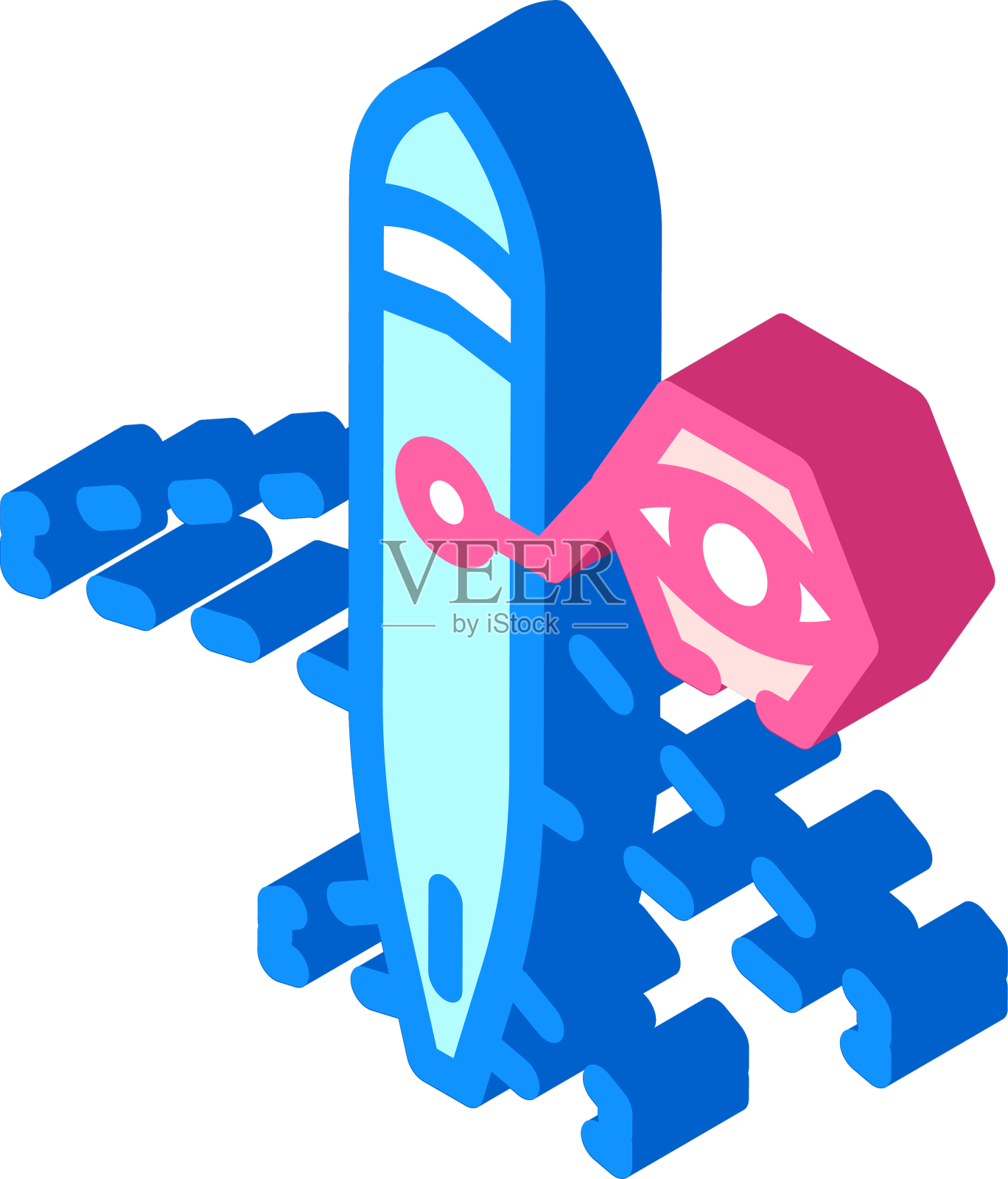 机身检查飞机等距图标设计元素图片