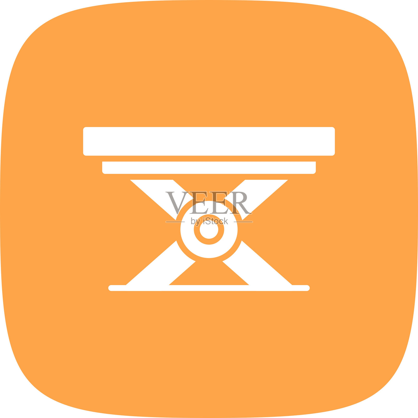 折叠桌图标插画图片素材