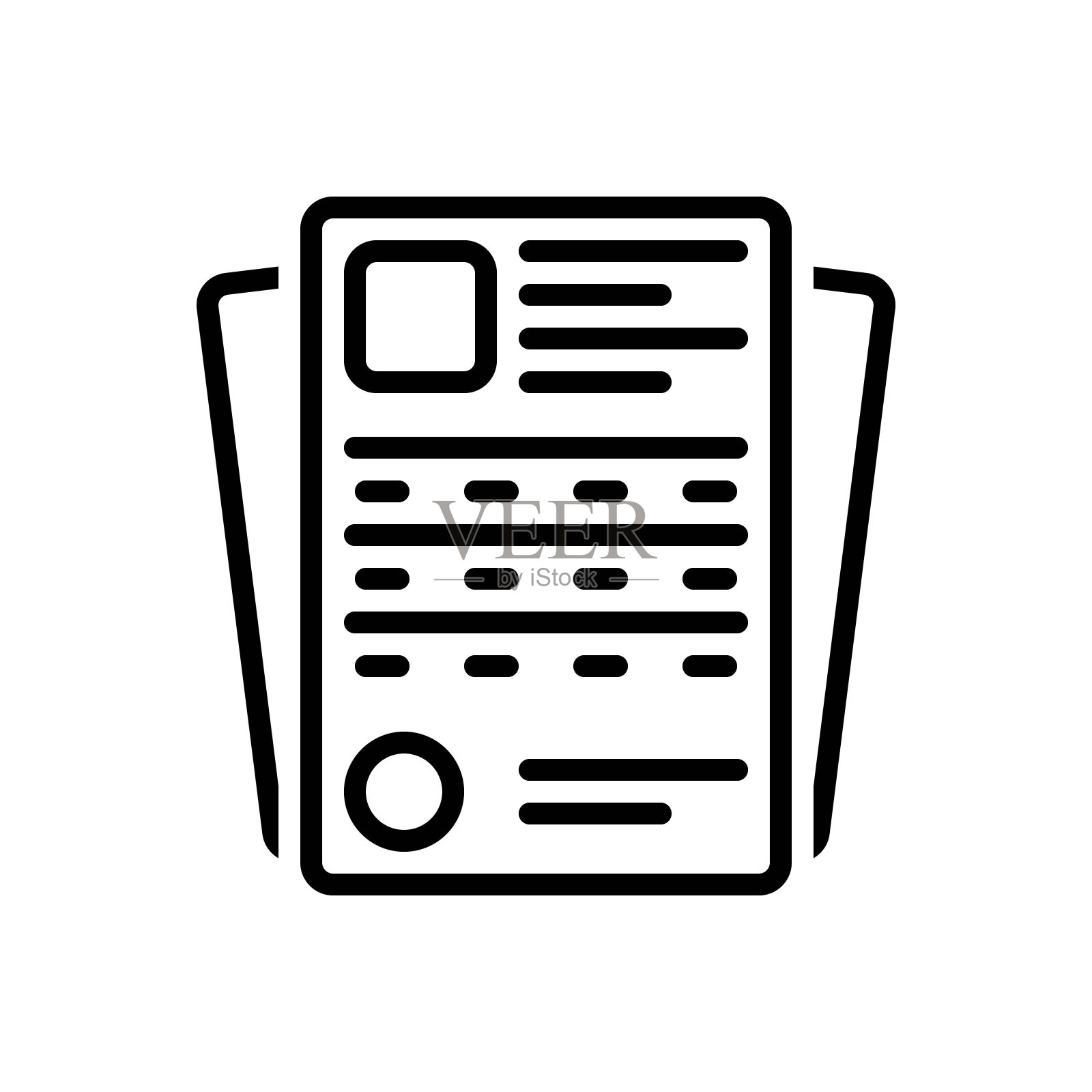 形成文档插画图片素材