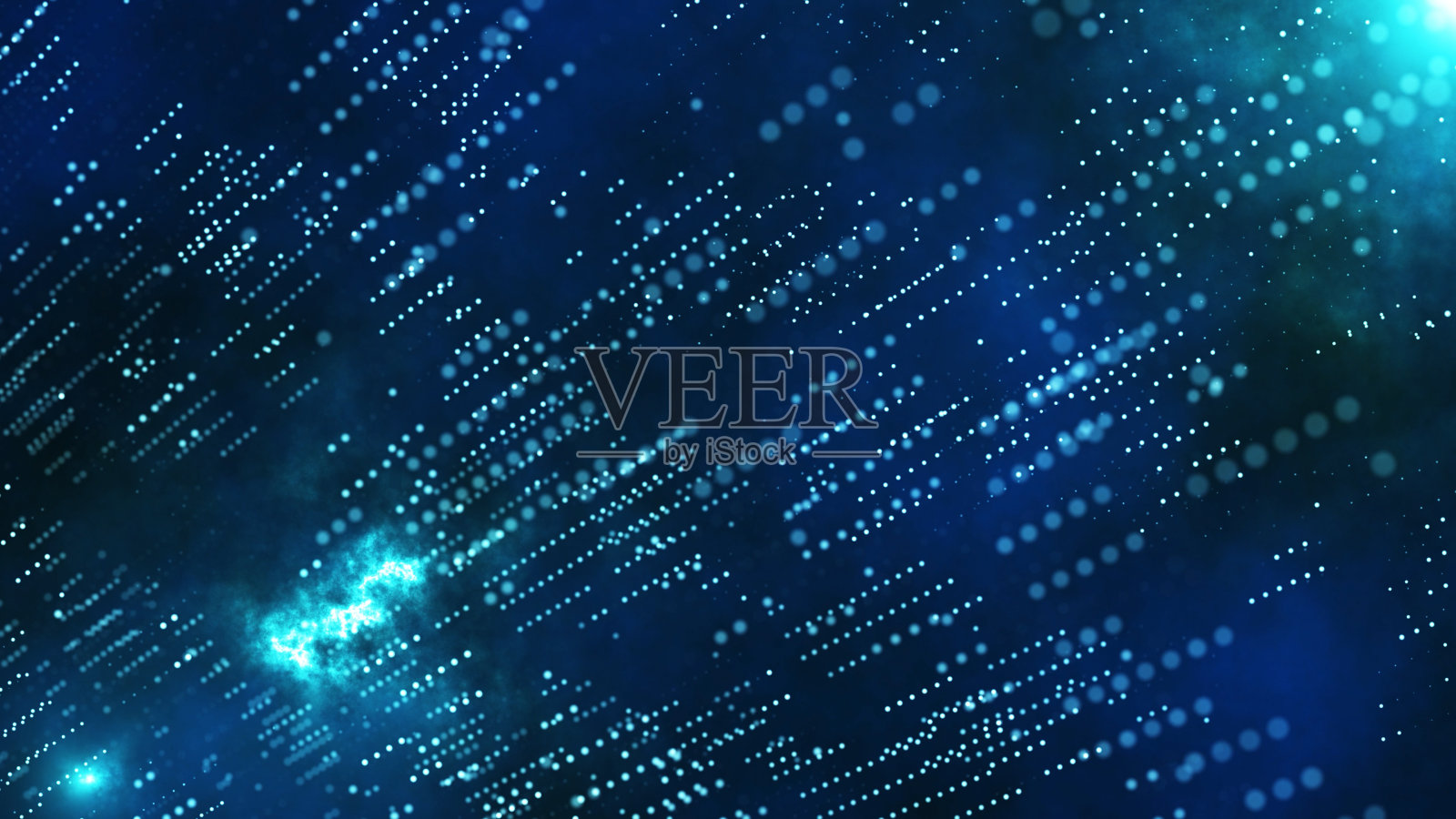 4K粒子尘埃抽象光散景运动标题电影背景循环照片摄影图片