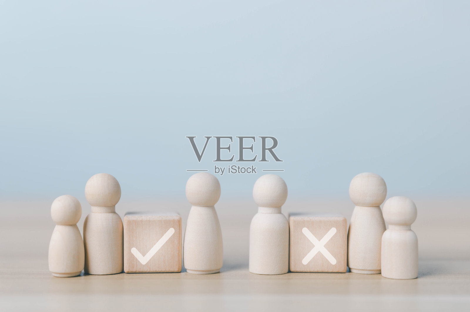 检查对与错。观念决定选择投票。是或否的决定照片摄影图片