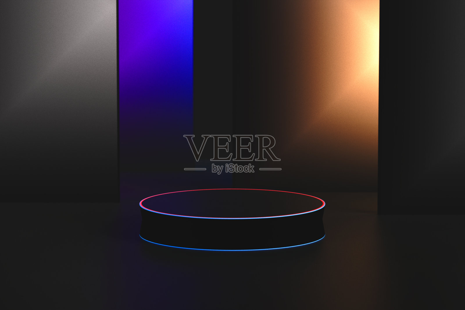 豪华讲台3d插图展示背景照片摄影图片