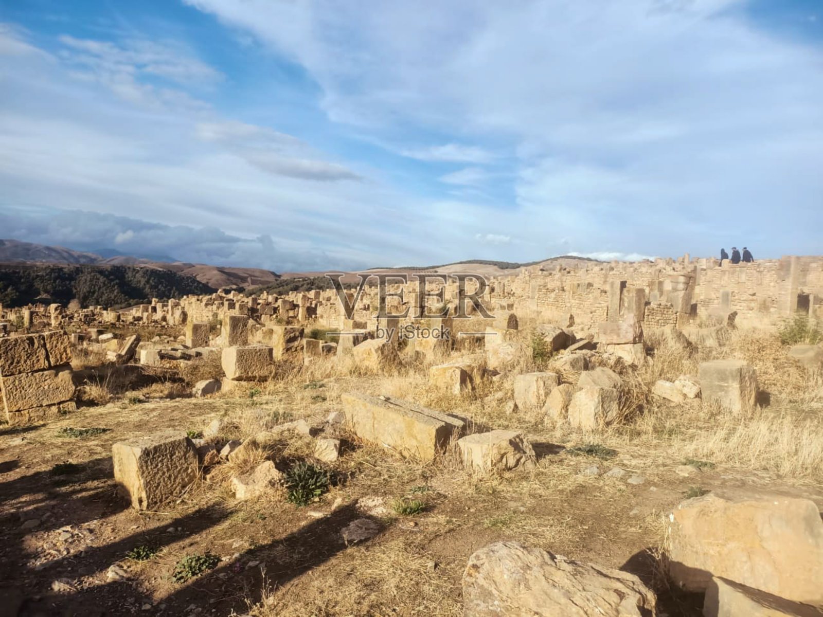 Djemila古城(阿尔及利亚)照片摄影图片